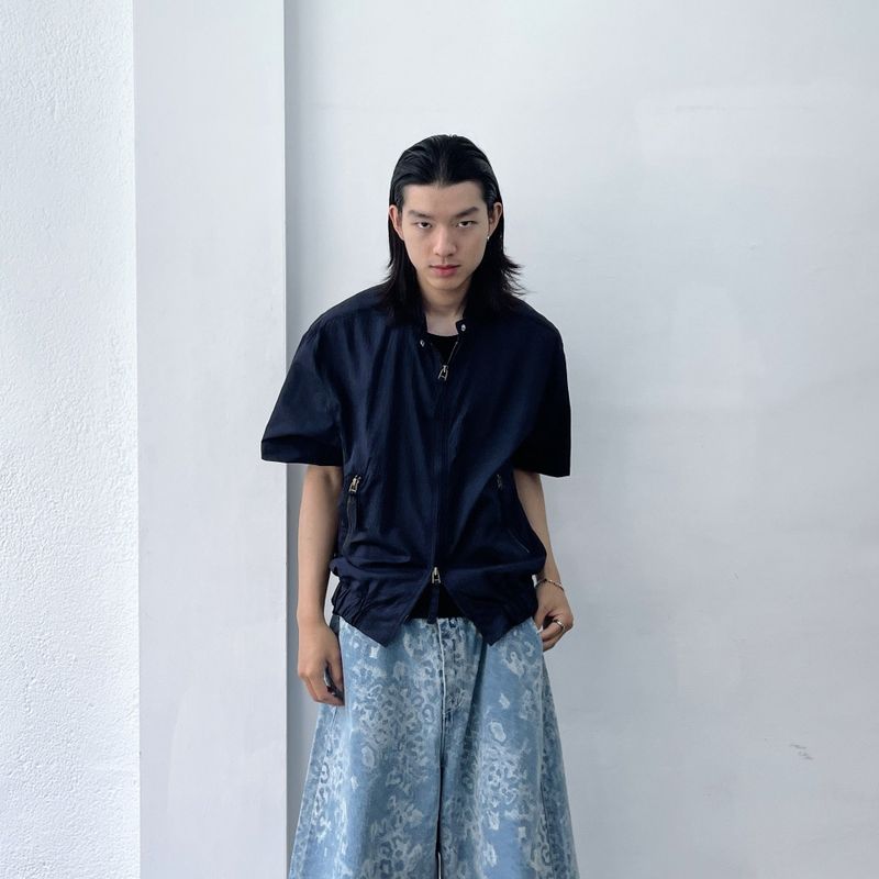 Urban Utility Zip-Up Top