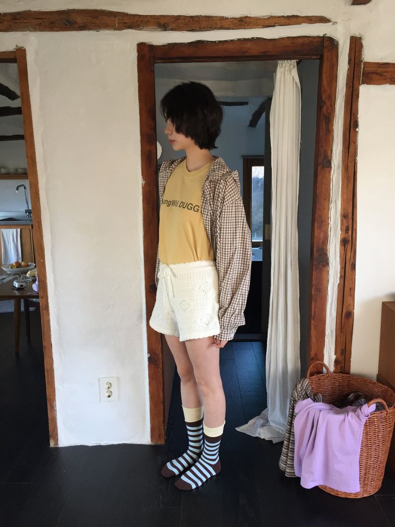 Loewe knit shorts (1color)