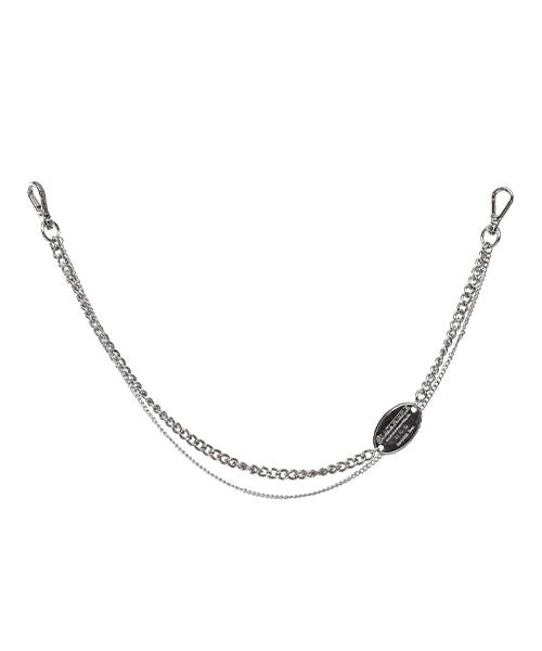 blackpurple（ブラックパープル）の「Naming Chain Necklace-Silver（Accessories）」