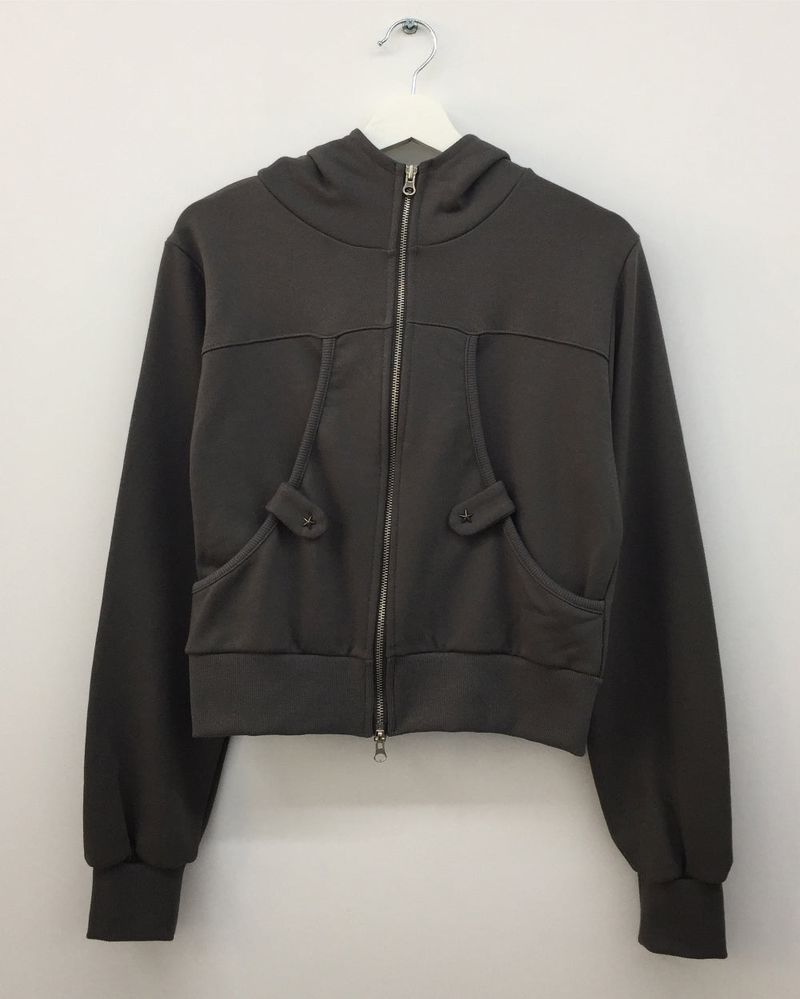 Utah Studded Hooded Zip-Up (3color) 
