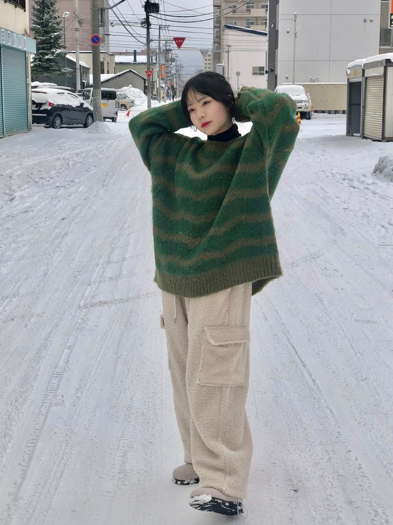 Ken & Mary fleece set up cargo pants