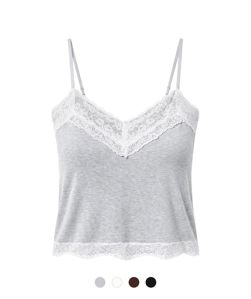 Cozy&Kitsch(コージーアンドキッチ)の「Lira Lace Camisole To(Tops)」