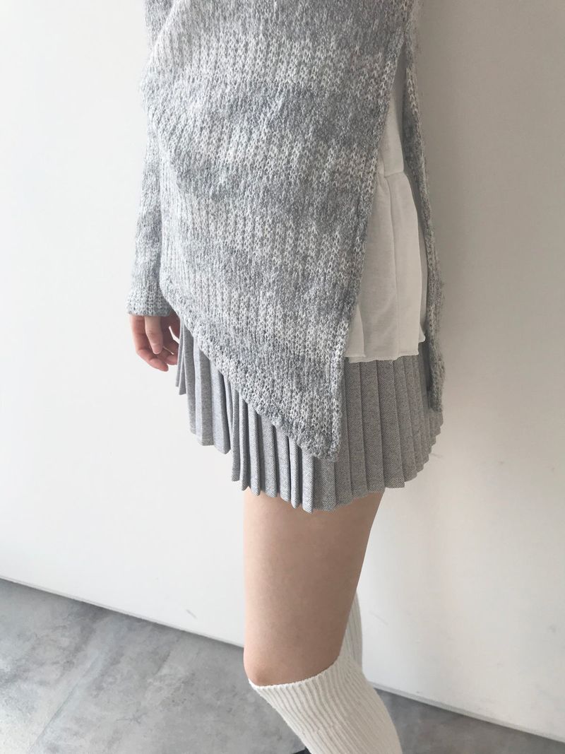pony pleats skirt (3c)