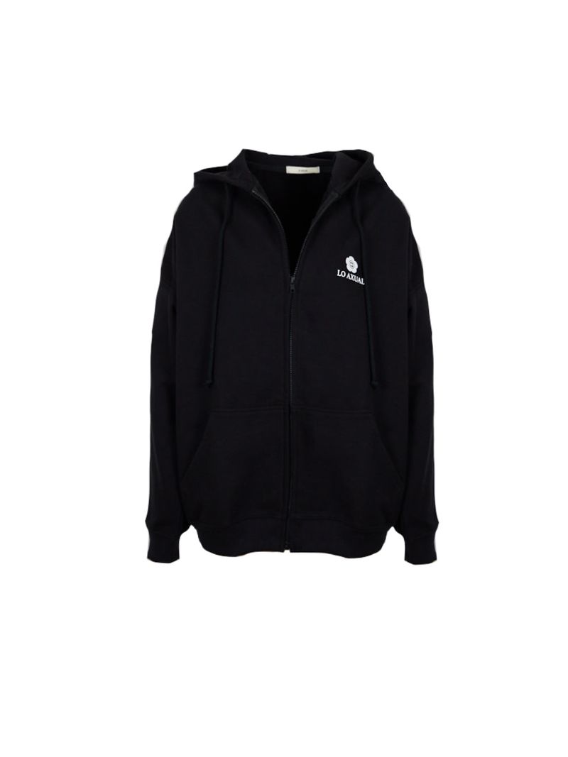OVERFITTED POSTSTAMP HOOD ZIP UP