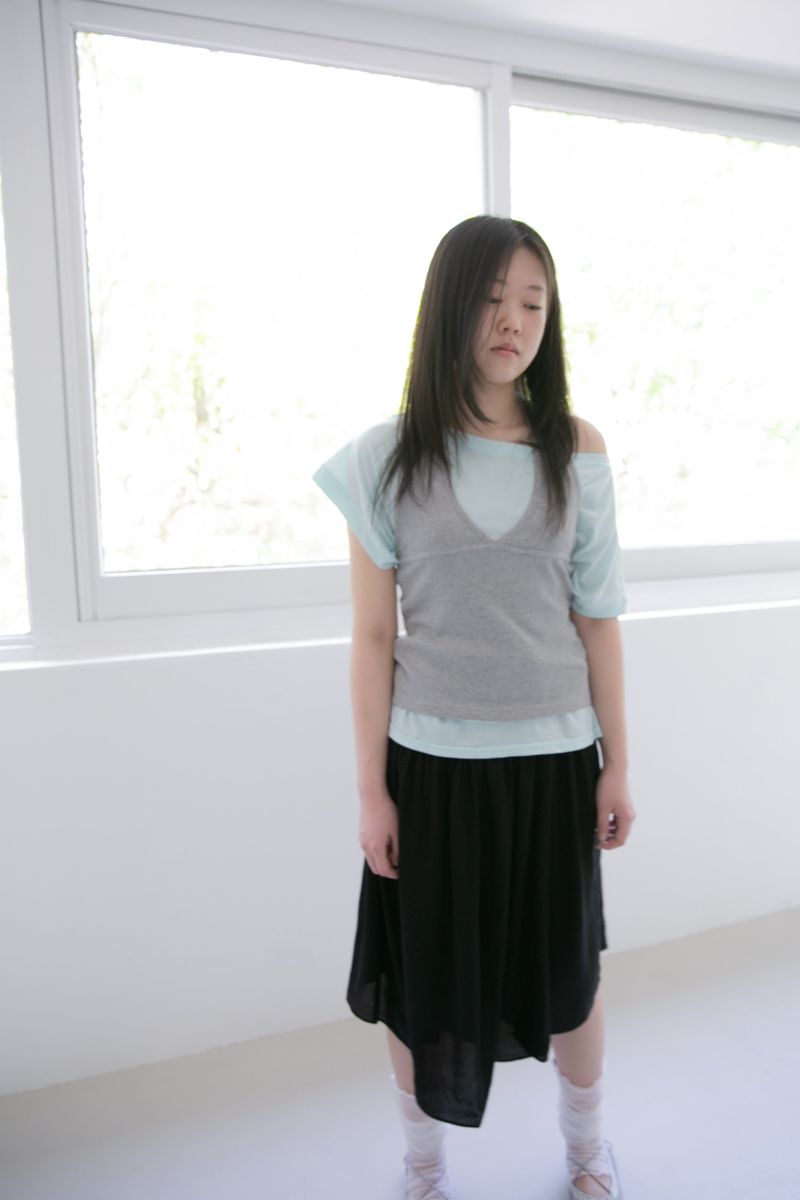 backless halterneck sleeveless top(5colors)