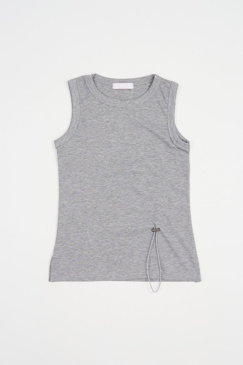 Tori string shirring sleeveless