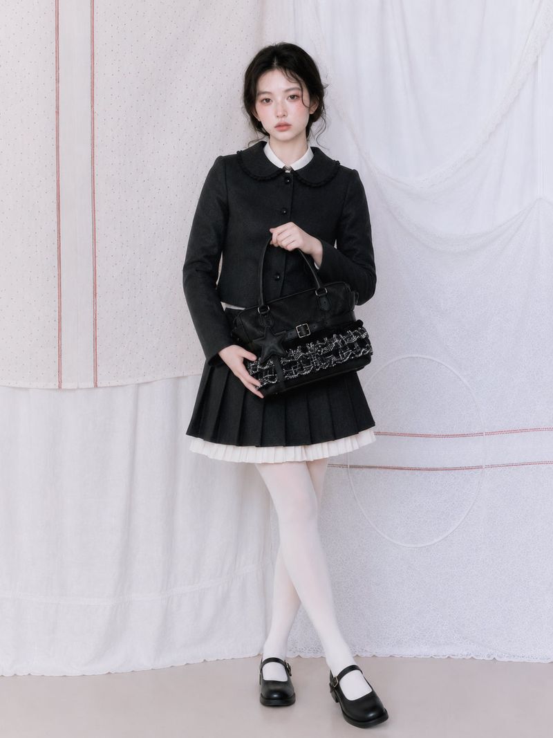 STAR FRILL BAG (3COLOR)