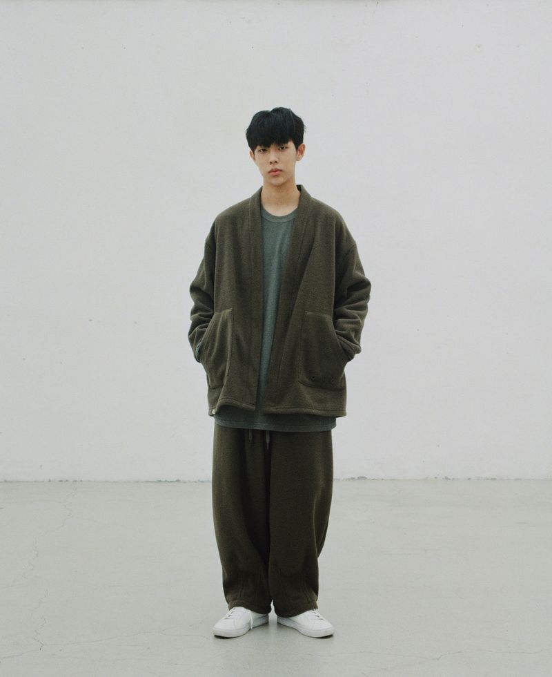 WARM-FLEECE BALLOON PANTS (Khaki)