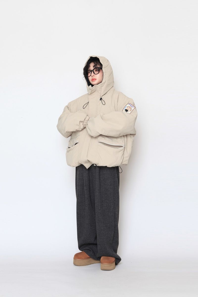 Mountain Patch Hooded Padding