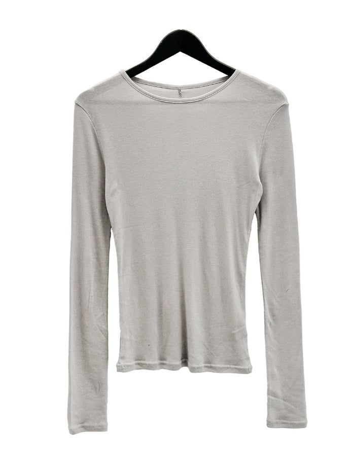 Rat Cut Boat Neck Long Sleeve Tee