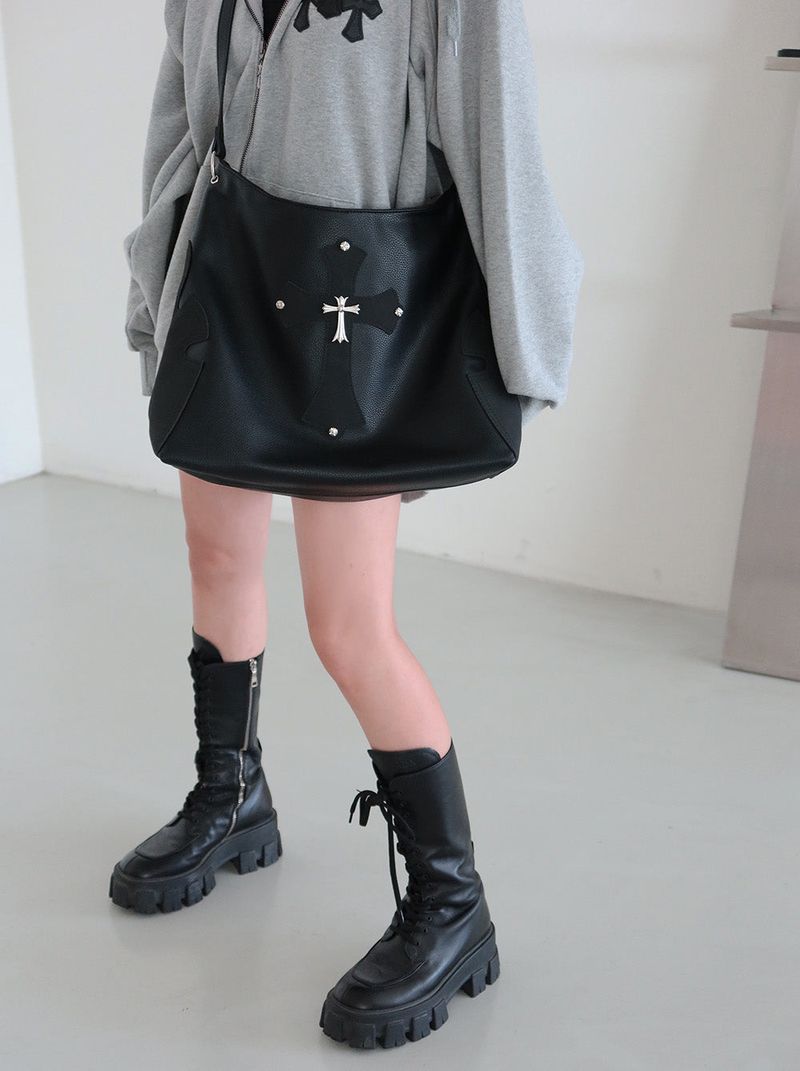 Chromium Patch Cross & Shoulder Bag