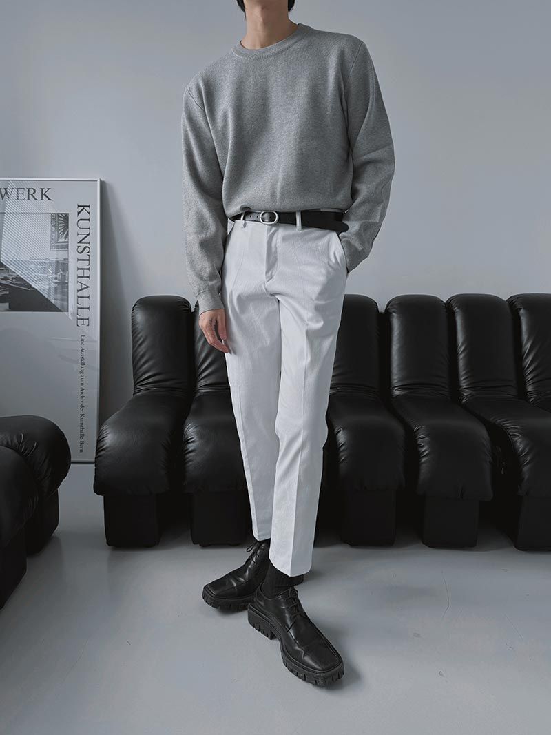 Awesome Back Banding Chino Pants (6color)