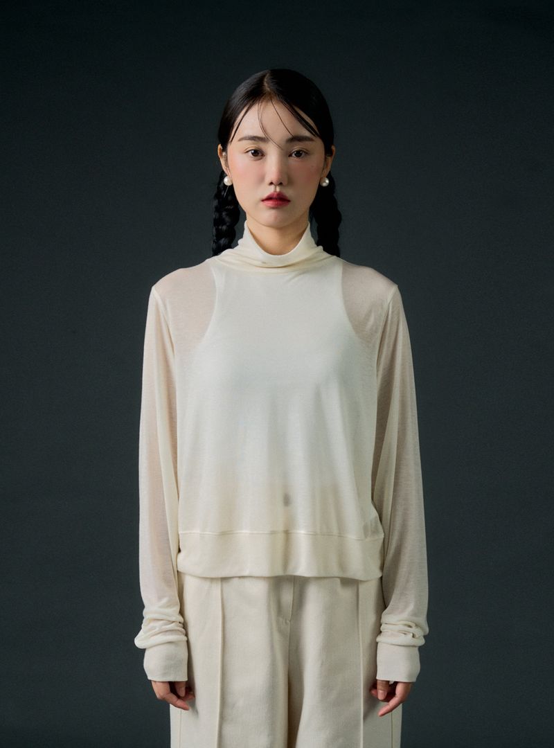rram（アラーム）の「Lucent top (beige)（Tops）」