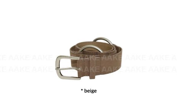 SUEDE DUAL RING BELT