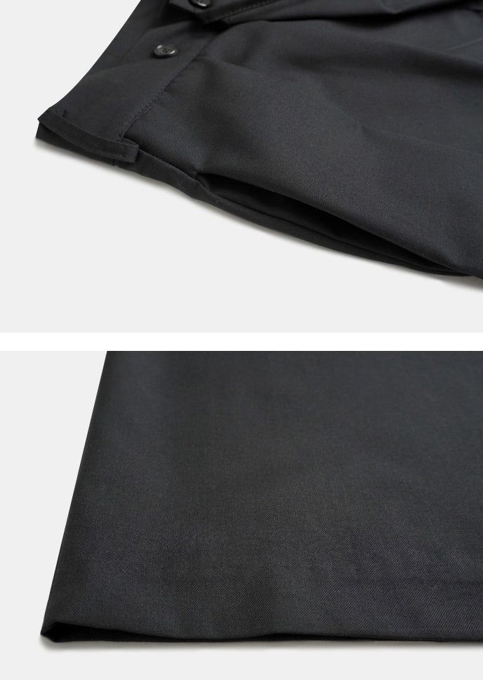 Two-button Wrap Pants