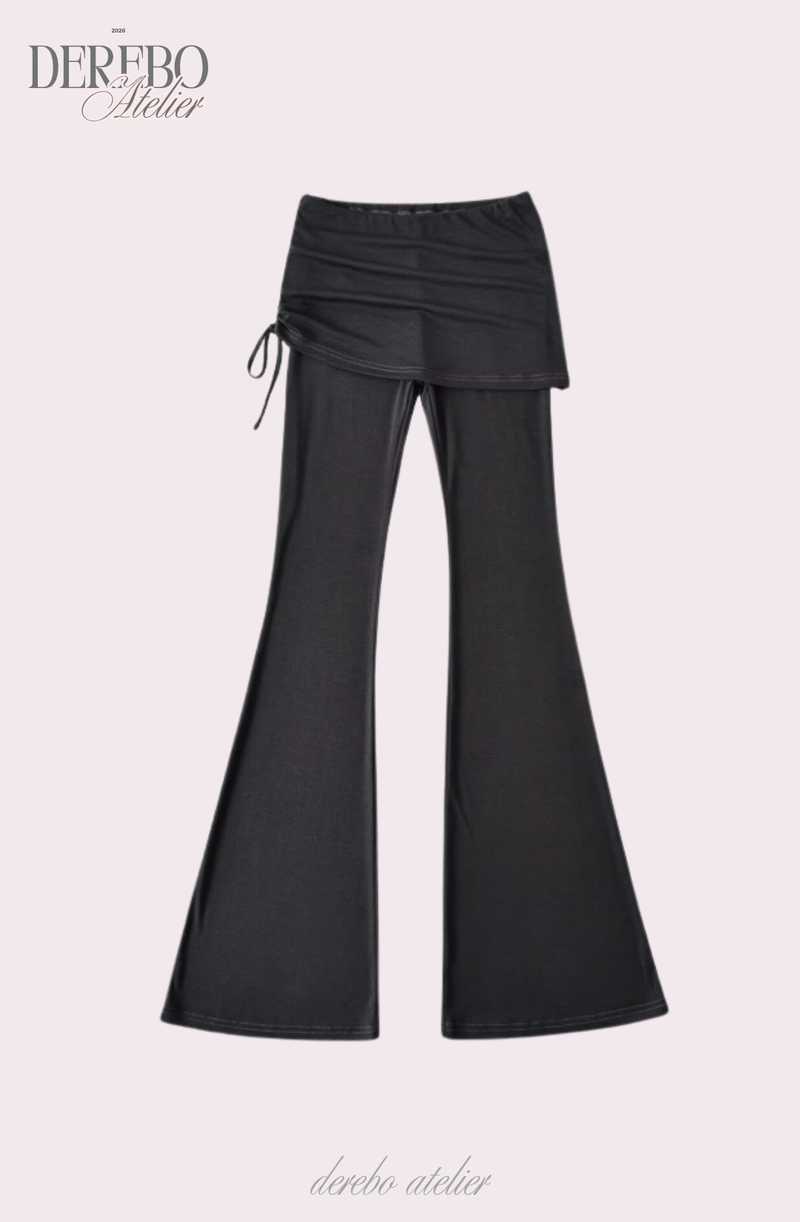 Liiv short-sleeve cap training shirring pants set (TOP)