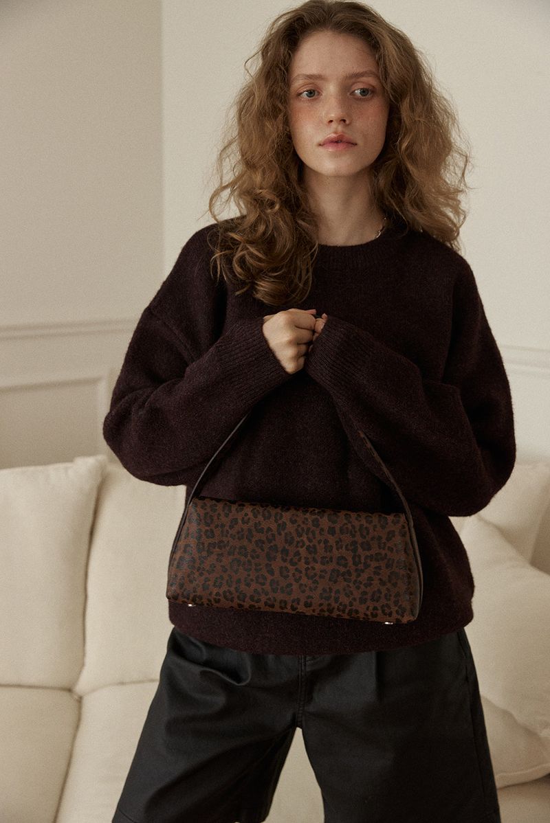 MADE_Linea Baguette Bag/ LEOPARD