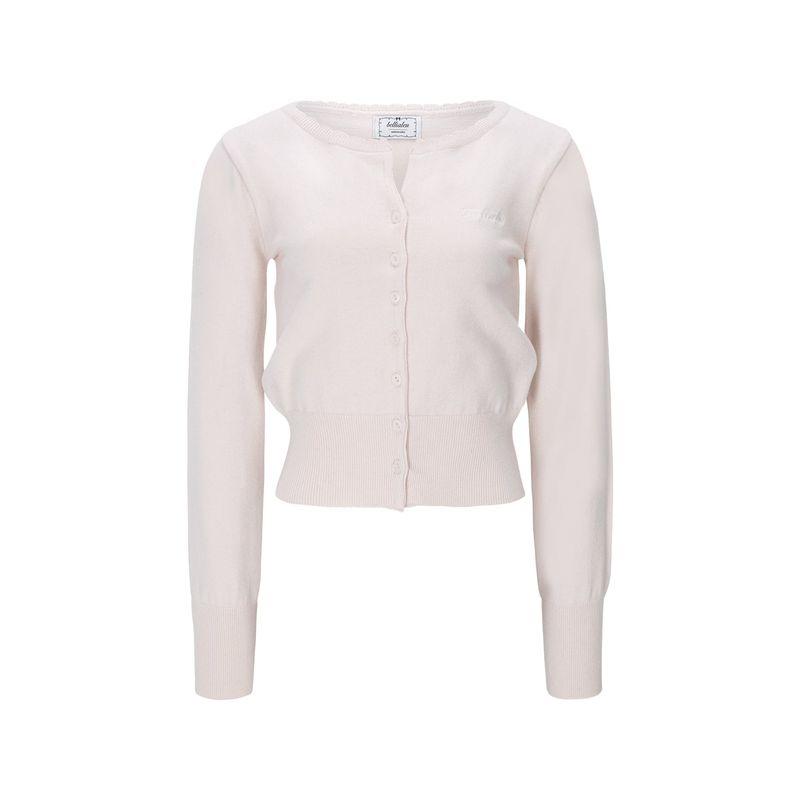 Bellialeu（ベルリアル）の「CUPCAKE CARDIGAN-NUDE PUINK（Tops）」