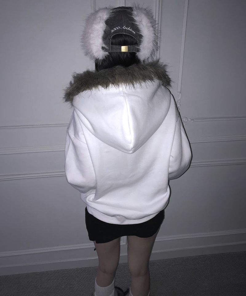 snow hood zip-up (2colors)