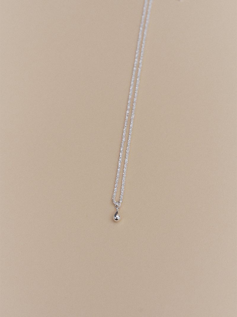 [MADE] Silver925_Sparkling Sand Waterdrop_N