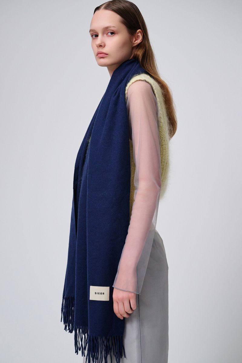 MARIEBEAR muffler_navy