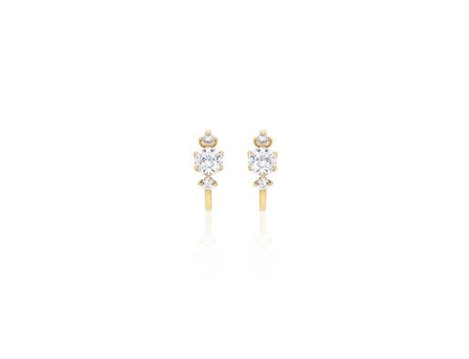 26SS★ Truly Essence 14K Stone Point Earrings