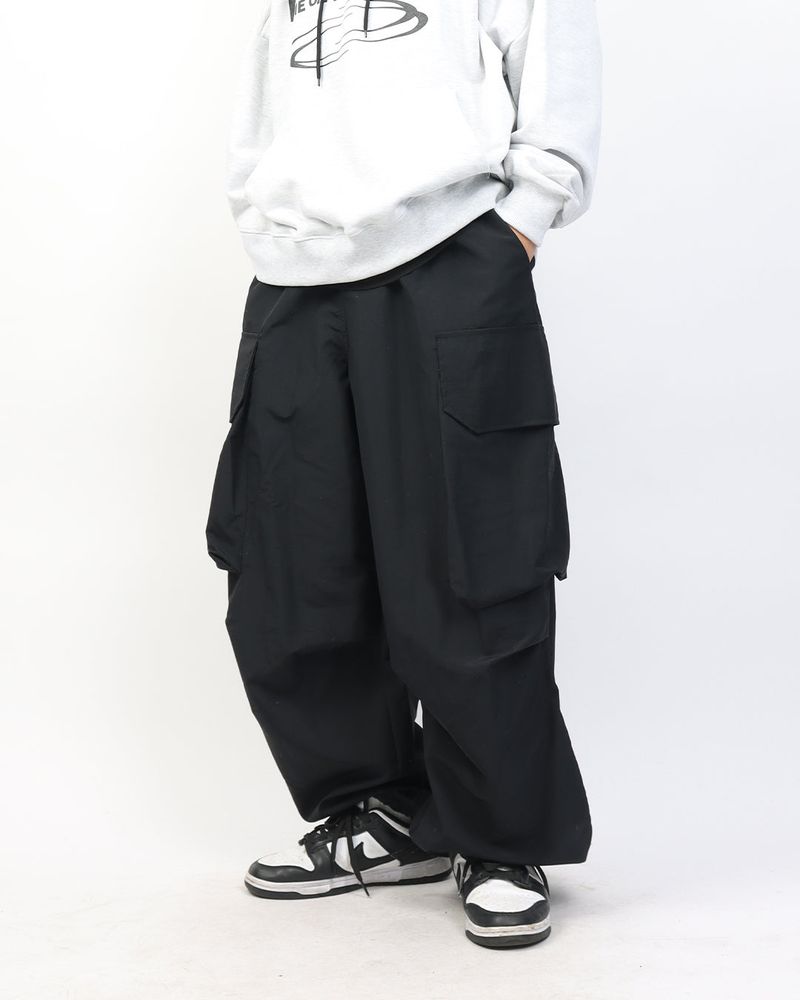 Gloove Nylon Balloon Cargo Pants_2color