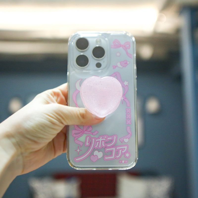 【MADE】glitter Heart Smart Tok / Pesto 23.