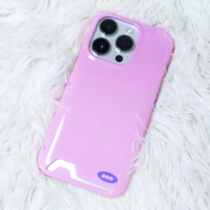 【MADE】Card Pocket glossy hard Phone case(2 colors)