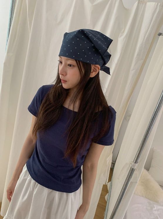 BAON（バオン）の「26SS★ [BAONHAUS] フォシェル ドットスカーフ（ファッション小物）」