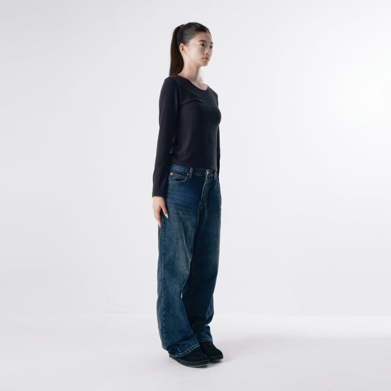 Basic U neck T-shirt 001