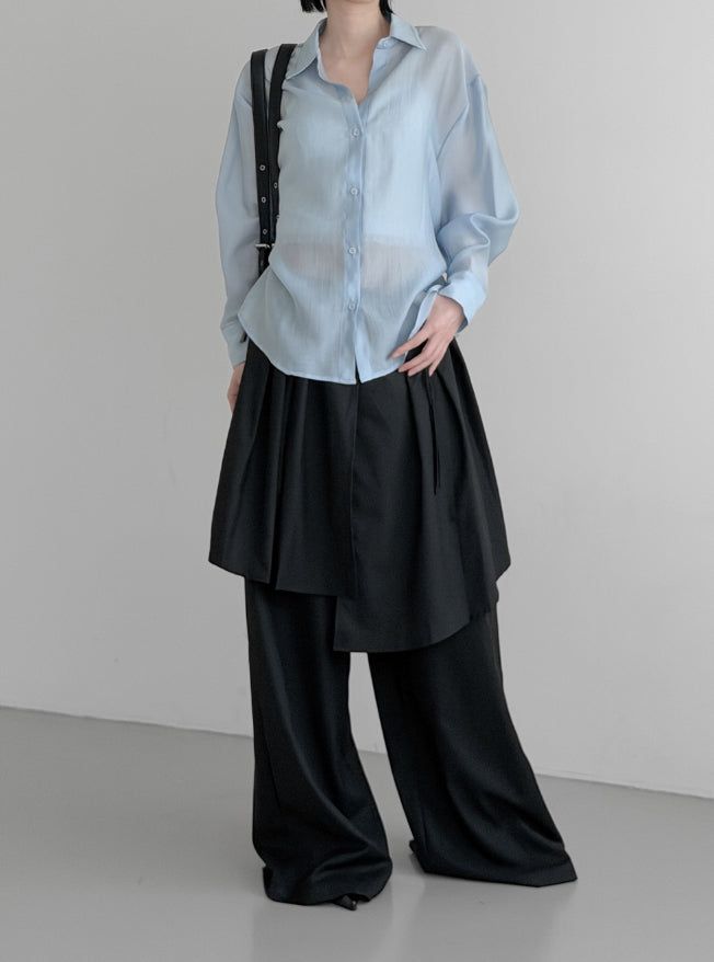 (Unisex) Tre Maxi Strap Wrap Slacks