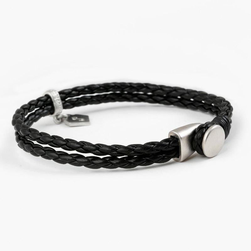 SVB-198 MONSTA X I.M Leather & Onyx Bracelet Set Unisex