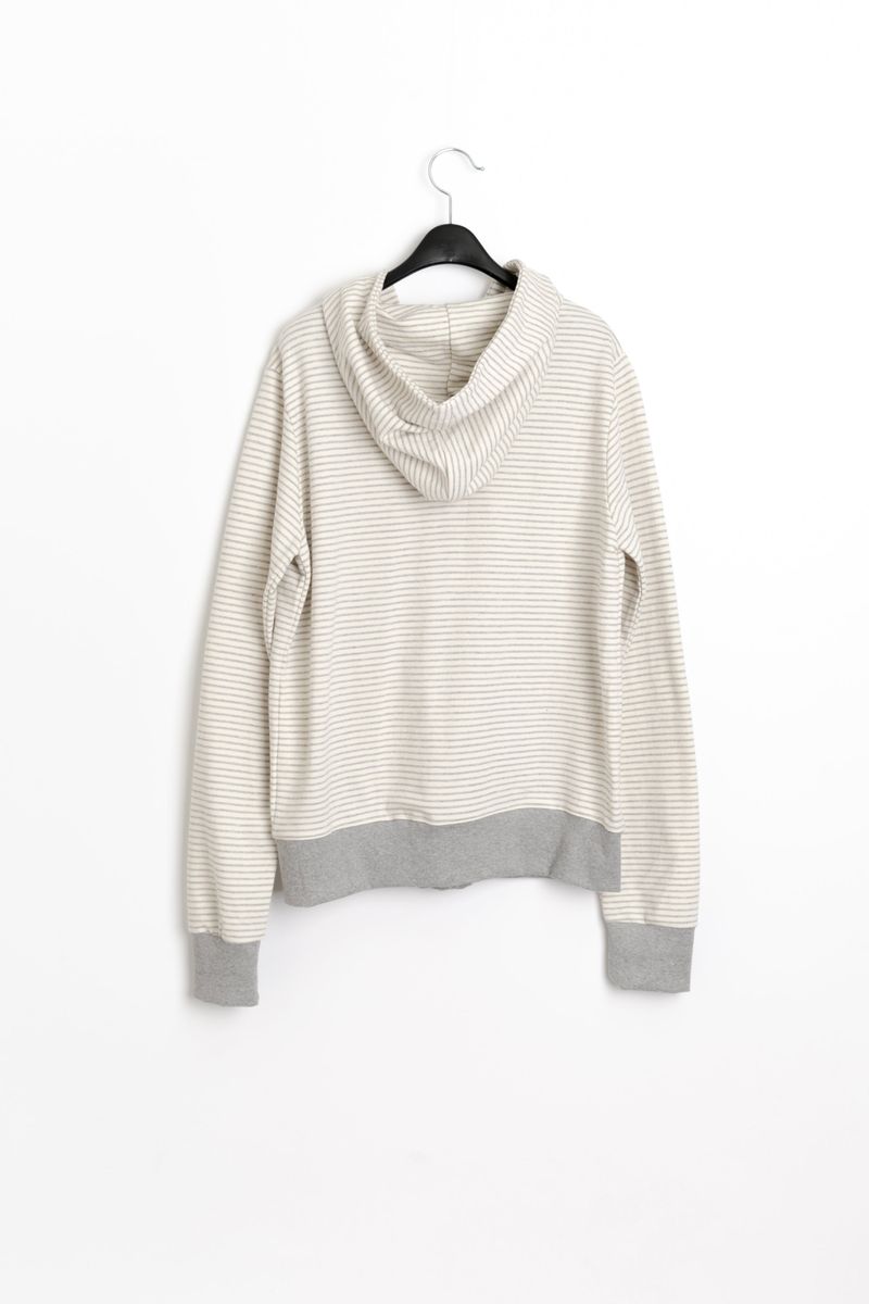 button twoway stripe hood zip-up(2colors)