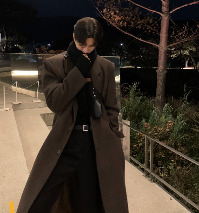 Divine Dart Maxi Overfit Wool Coat