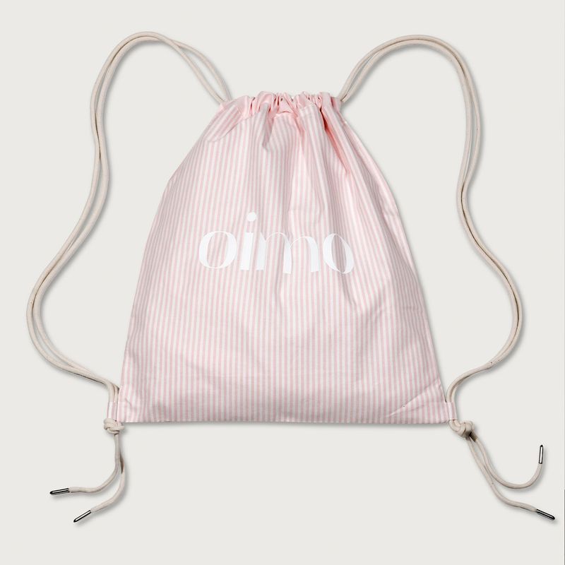 oimo（オイモ）の「リバーシブル オックスフォード ジムサック - ピンク（バッグ）」