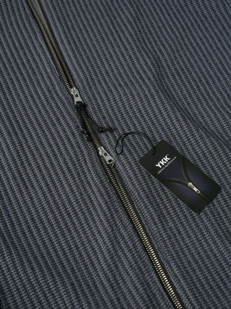 Junky Knitted Zip Up (3color)