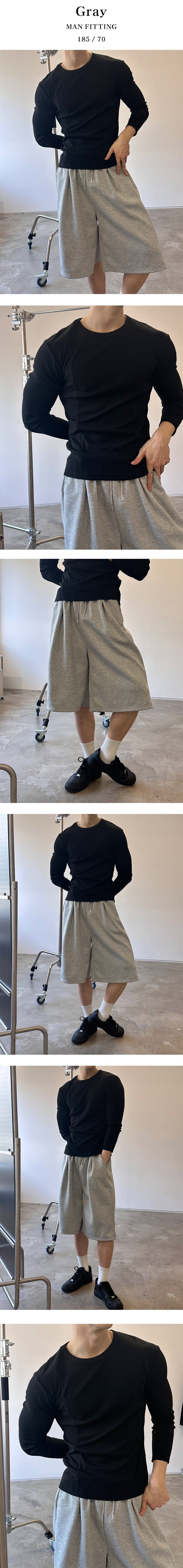 [Unisex] Bermuda sweat pants(2color)