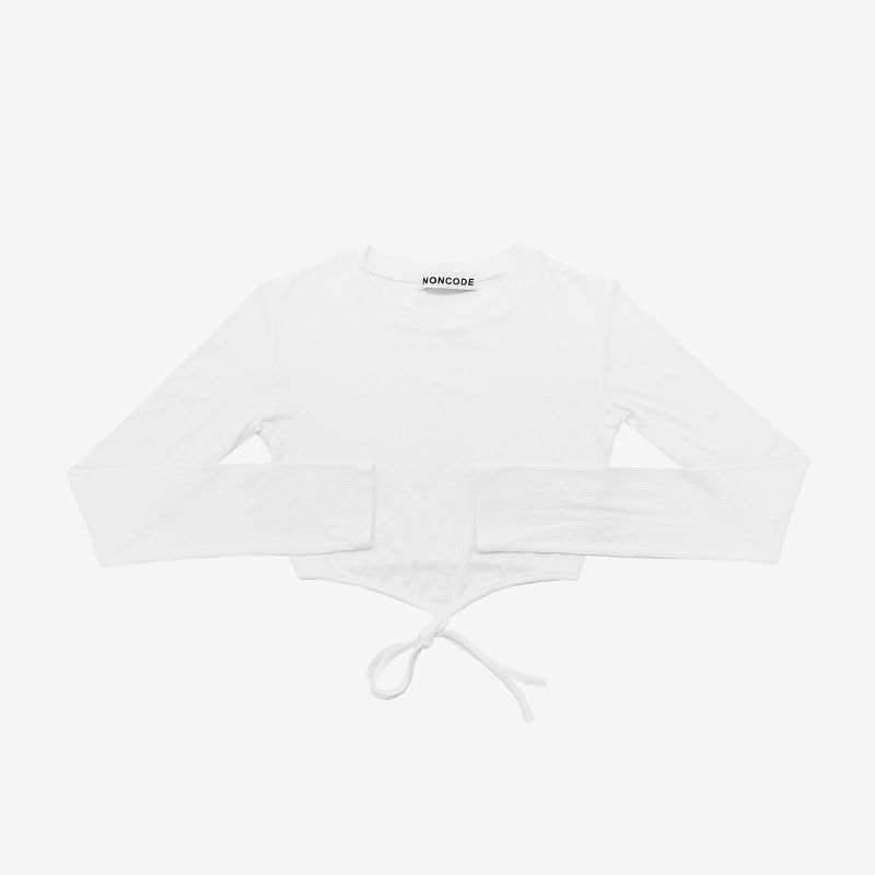 [NONCODE] レグジットストラップクロップTシャツ