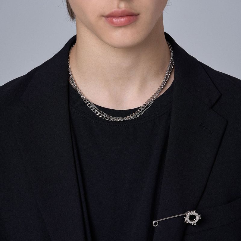 DOUBLE CHAIN NECKLACE