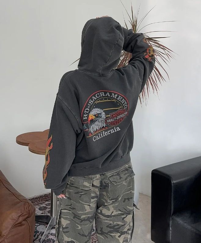 Carmen Flame Dyeing Hoodie
