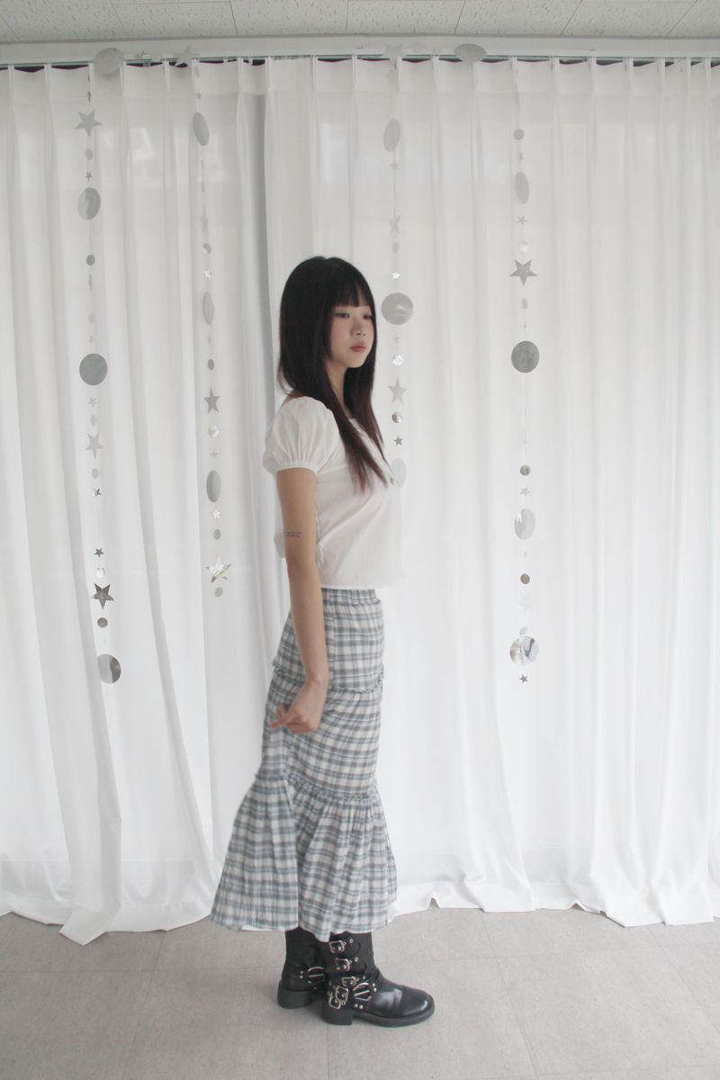 Soft Shirring Blouse