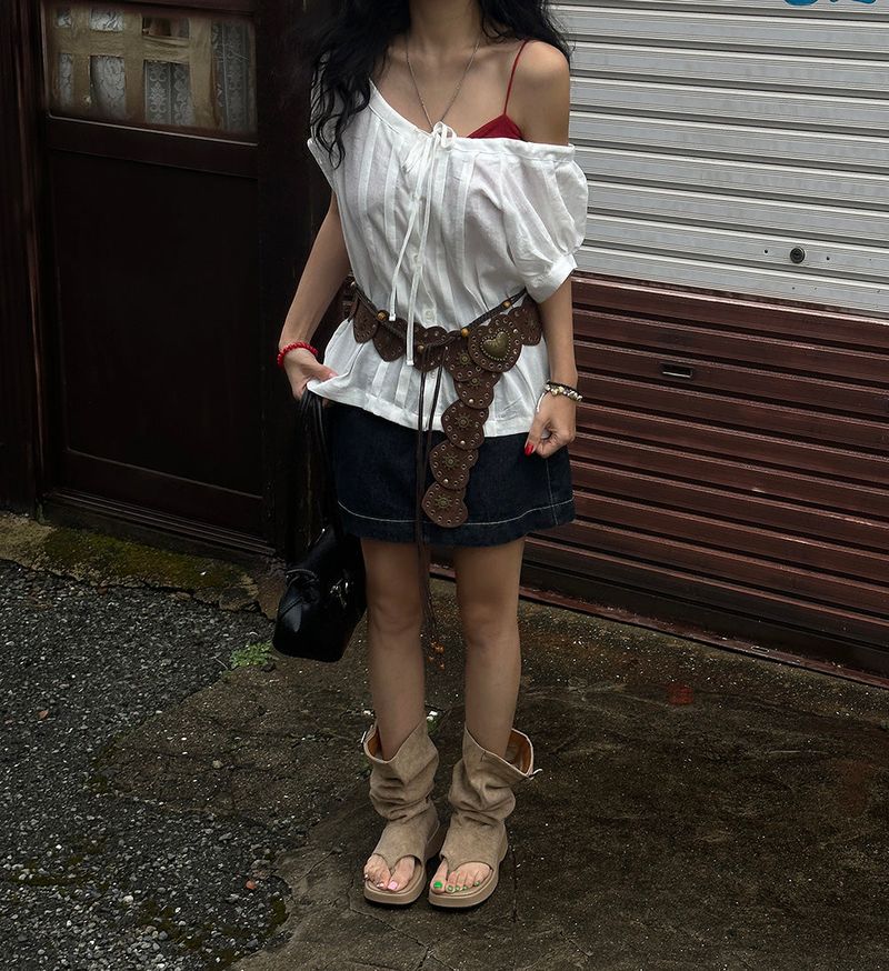 bra top with twisted cap