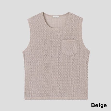 Poblin pocket knit vest