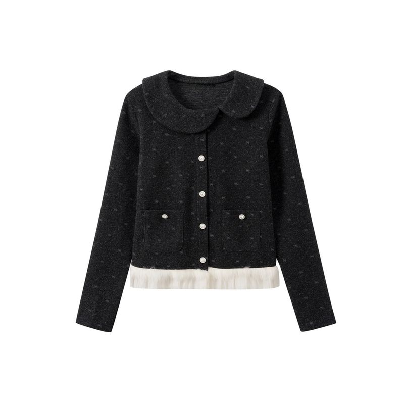 Cozy&Kitsch(コージーアンドキッチ)の「Mina Round Collar Neck Lace Jacket(Jackets/Outerwear)」