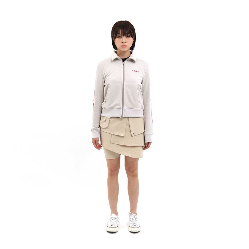S CLEF WRAP SKIRT PANTS (BEGIE)