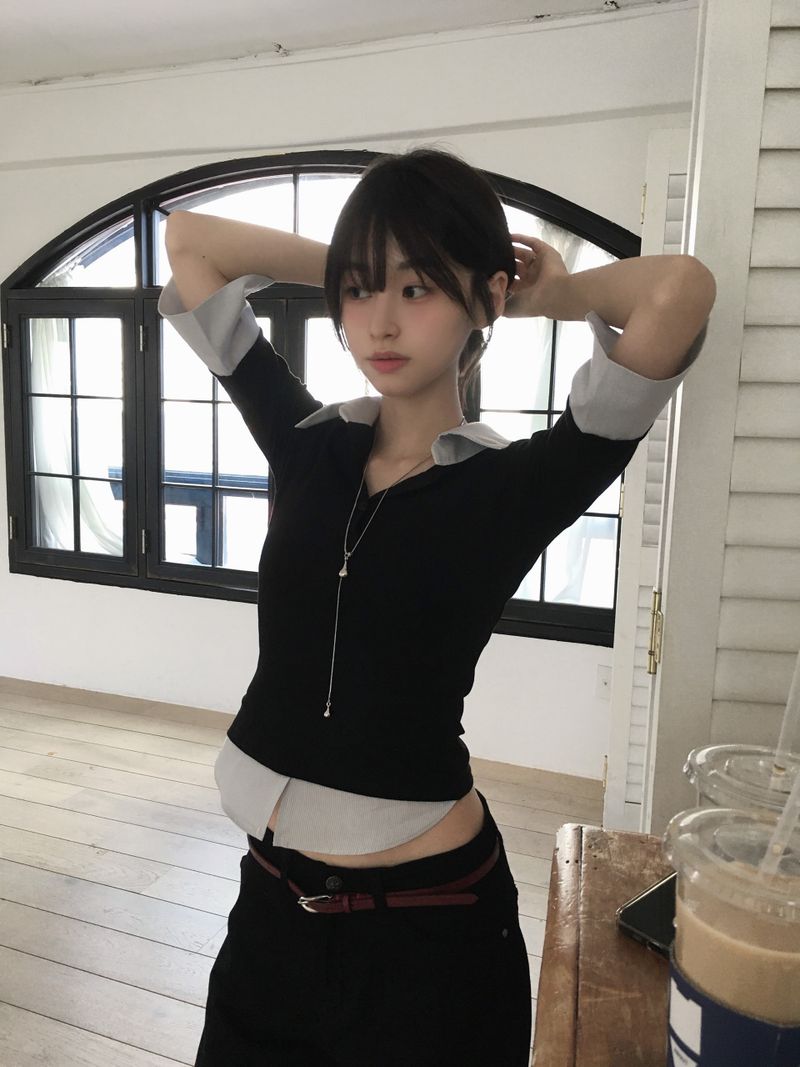 Odd Preppy Sleeve Shirt T
