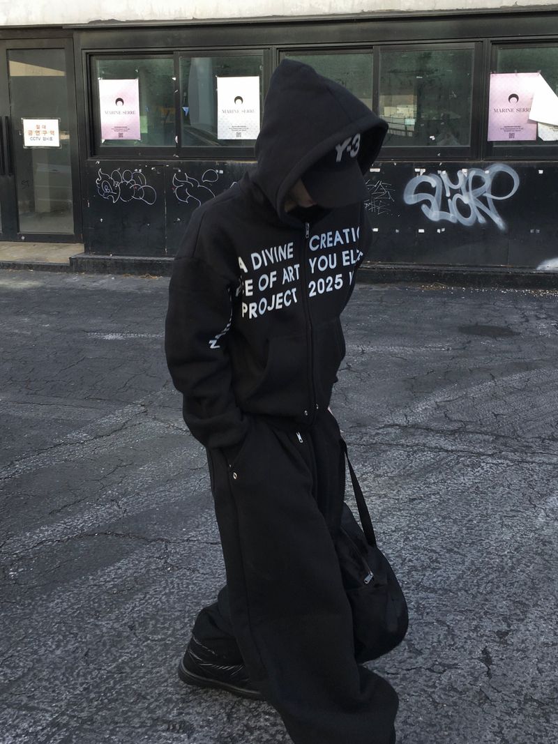 [SET] Lolly Divine Eyelet Crop Hoodie 2C