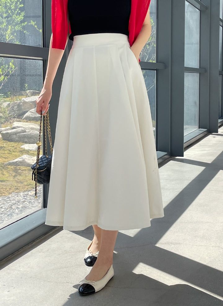 iam mari（アイアム マリ）の「Even Banding Flare Long Skirt（Skirts）」