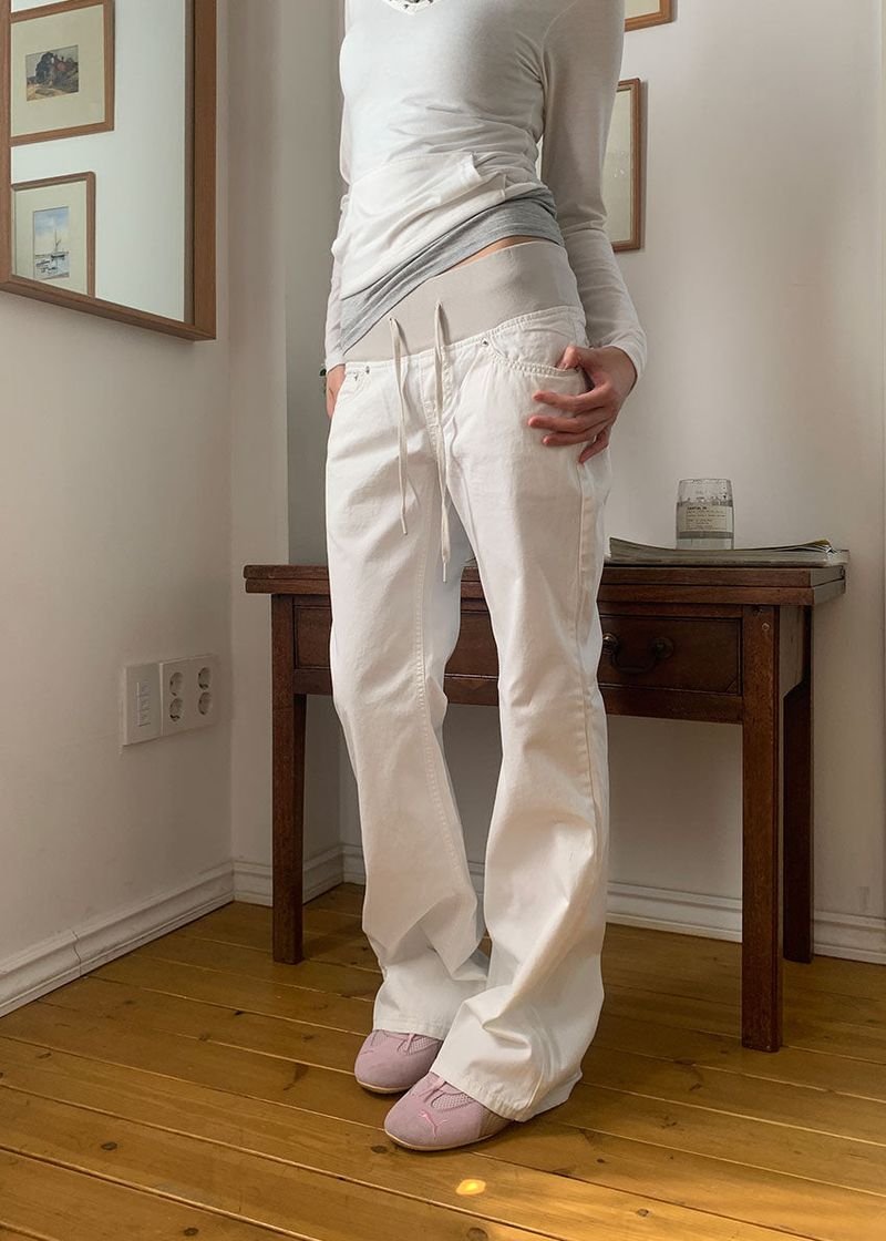 BANDING FLARE PANTS (2color)